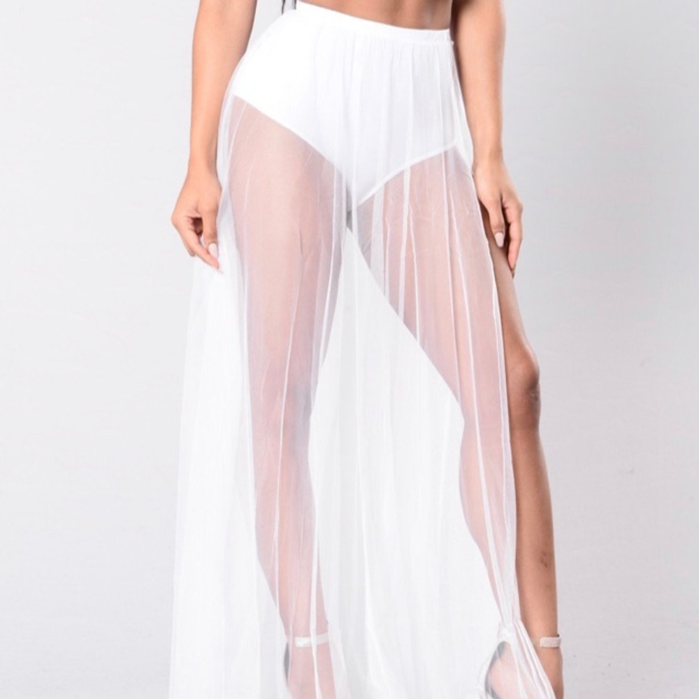 Fashion Novak Tulle Maxi Skirt